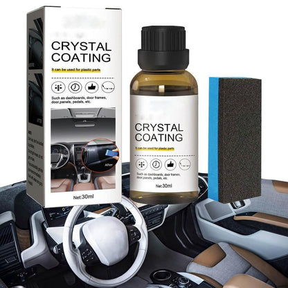 [Free give sponge] car plastic renovation coating🔥