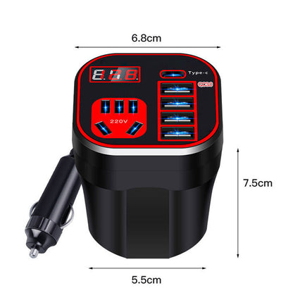 Multifunction Car Power Inverter QC Charger