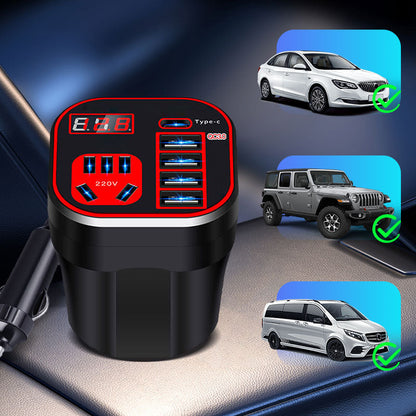 Multifunction Car Power Inverter QC Charger